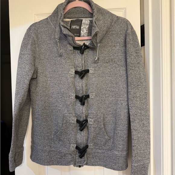 Remu Her Nantucket Zip Jacket Women's Charcoal Size L Jacket. - Picture 1 of 6